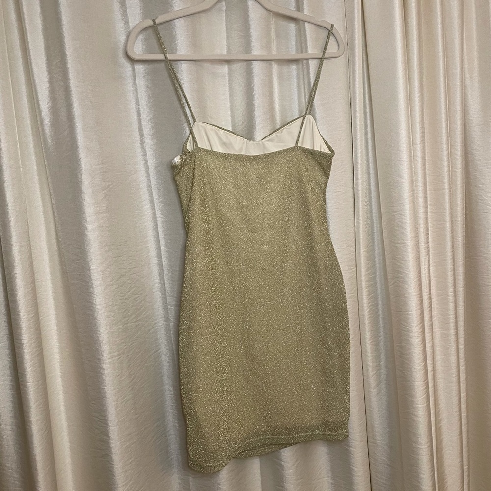 NWT Revolve by the way. Sparkle Mini Dress. Large - Picture 3 of 6
